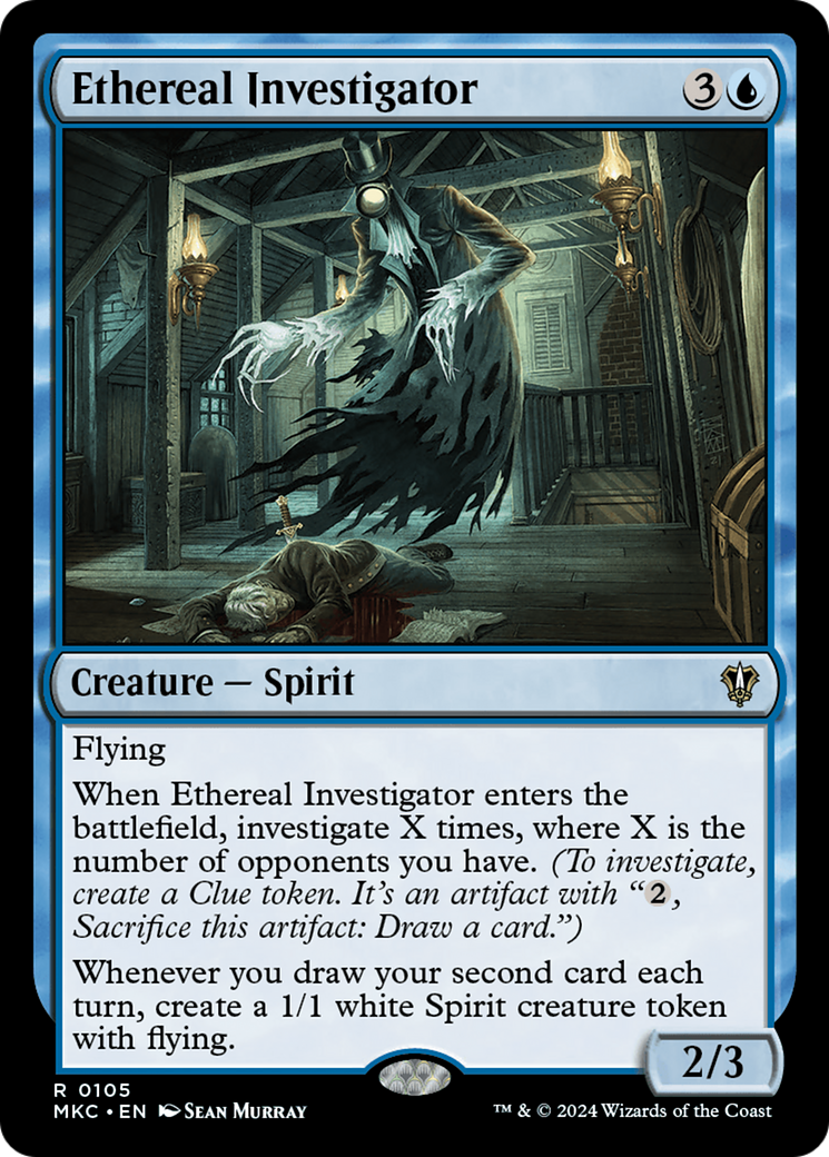 Ethereal Investigator⁣ - Commander: Murders at Karlov Manor⁣ (Rare)⁣ [105]