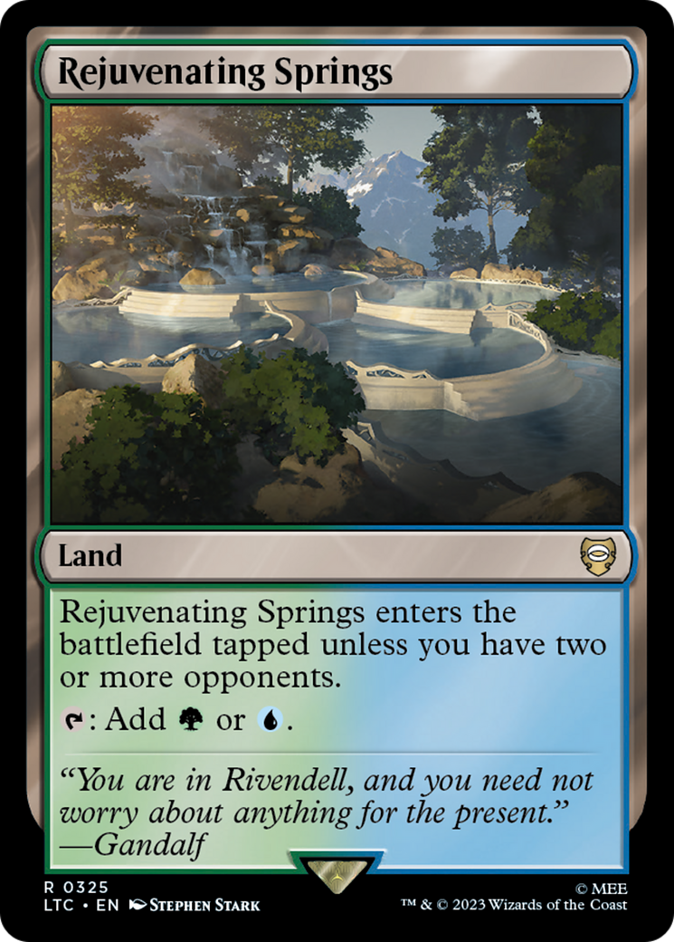 Rejuvenating Springs⁣ - Commander: The Lord of the Rings: Tales of Middle-earth⁣ (Rare)⁣ [325]