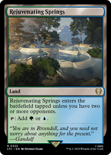 Rejuvenating Springs⁣ - Commander: The Lord of the Rings: Tales of Middle-earth⁣ (Rare)⁣ [325]