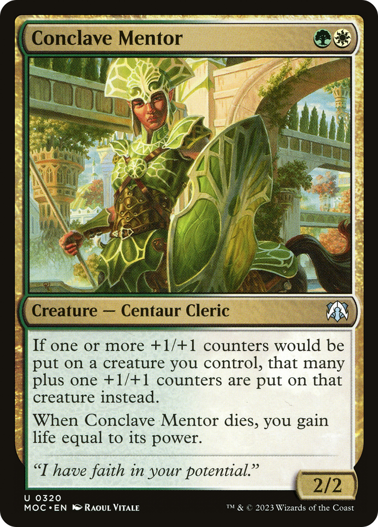 Conclave Mentor⁣ - Commander: March of the Machine⁣ (Uncommon)⁣ [320]