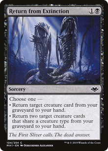 Return from Extinction (MH1-104) - Modern Horizons Foil