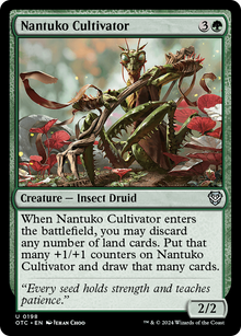 Nantuko Cultivator⁣ - Commander: Outlaws of Thunder Junction⁣ (Uncommon)⁣ [198]