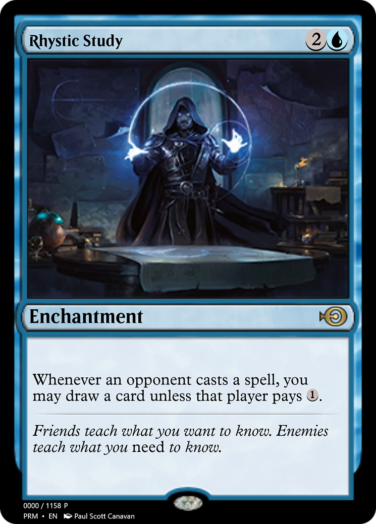Rhystic Study (PRM-69943) - Magic Online Promos