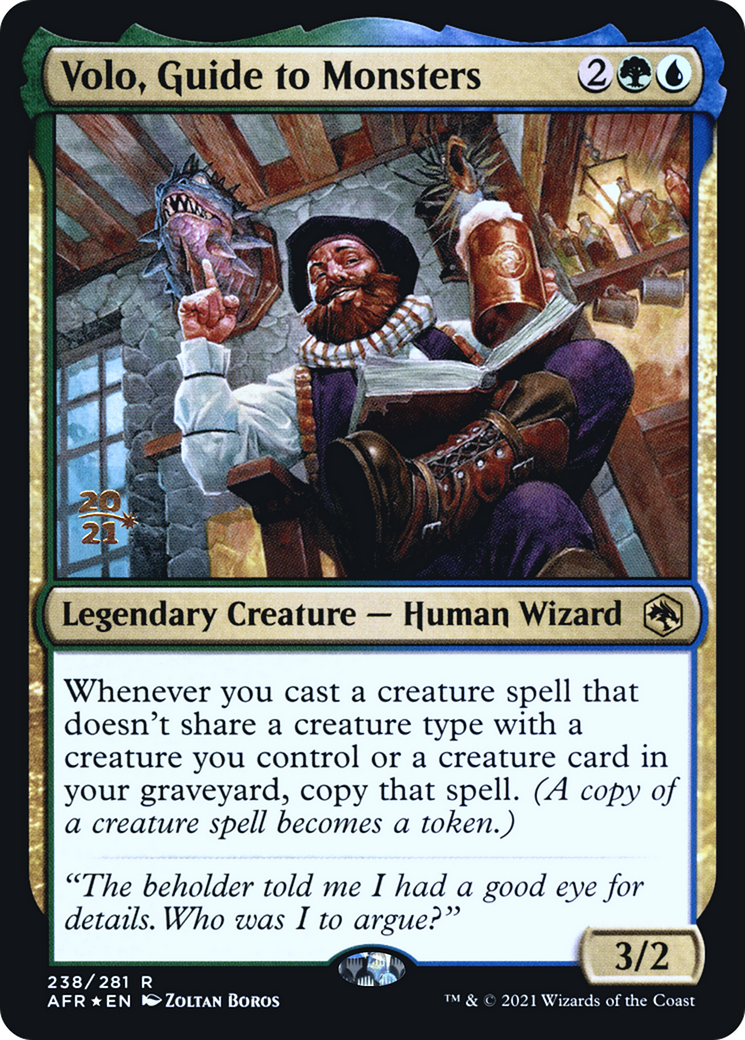 Volo, Guide to Monsters (PRE-238S) - Adventures in the Forgotten Realms Promos Foil