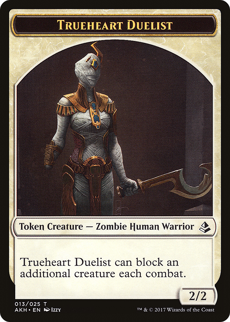 Trueheart Duelist Token (AKH-013) - Amonkhet Tokens Foil