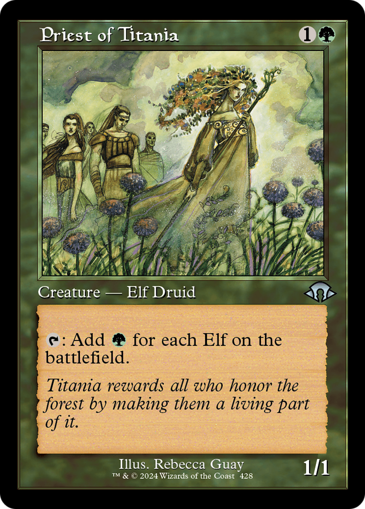 Priest of Titania⁣ - Modern Horizons 3: Extras⁣ (Uncommon)⁣ [428]