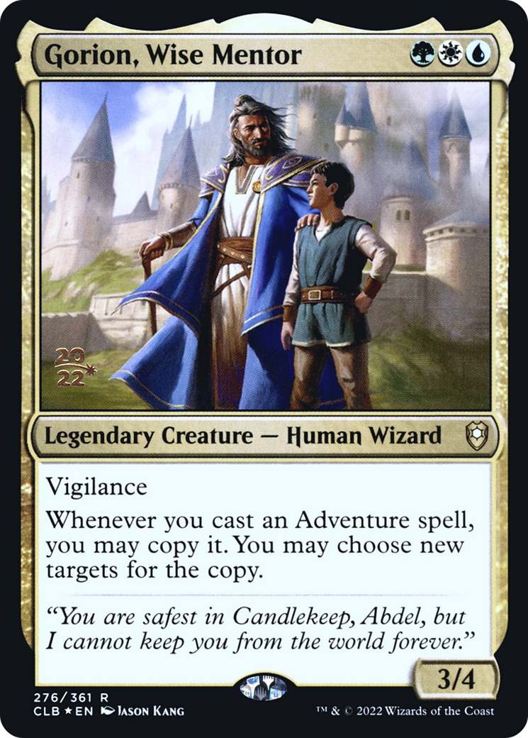 Gorion, Wise Mentor (PRE-276S) - Battle for Baldur's Gate Promos Foil