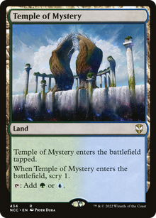 Temple of Mystery⁣ - Commander: Streets of New Capenna⁣ (Rare)⁣ [434]