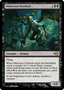 Abhorrent Overlord (PRM-50126) - Magic Online Promos Foil