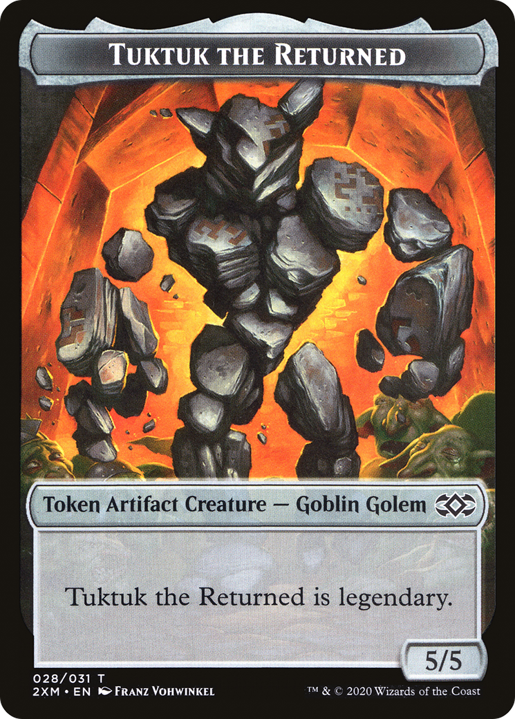 Tuktuk the Returned (T2XM-028) - Double Masters Tokens