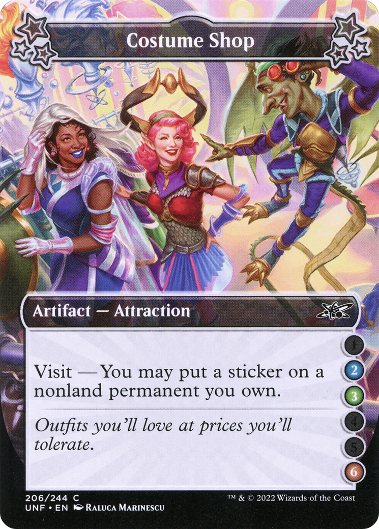 Costume Shop (2-3-6) (UNF-206A) - Unfinity