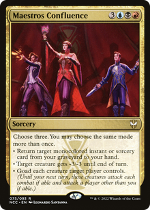 Maestros Confluence⁣ - Commander: Streets of New Capenna⁣ (Rare)⁣ [75]