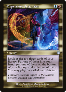 Expressive Iteration⁣ - Commander: The Brothers' War⁣ (Uncommon)⁣ [125]