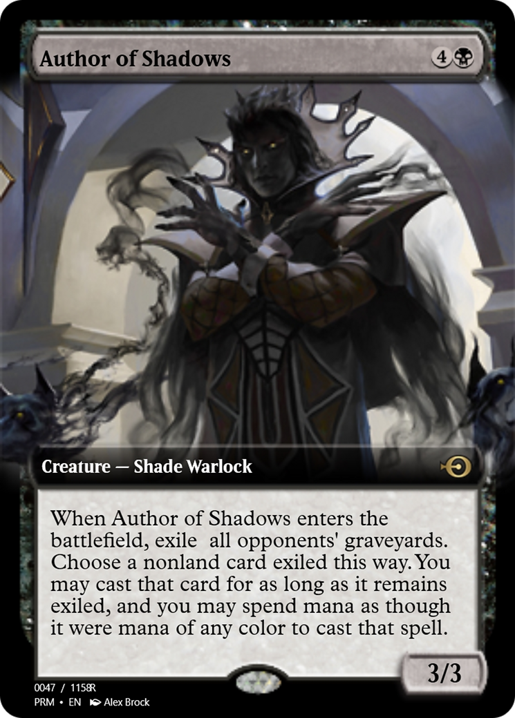 Author of Shadows (PRM-90066) - Magic Online Promos