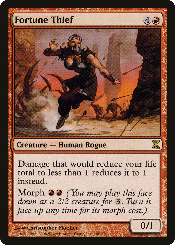 Fortune Thief (TSP-156) - Time Spiral Foil