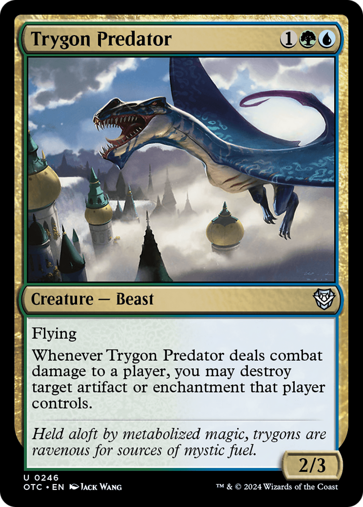 Trygon Predator⁣ - Commander: Outlaws of Thunder Junction⁣ (Uncommon)⁣ [246]