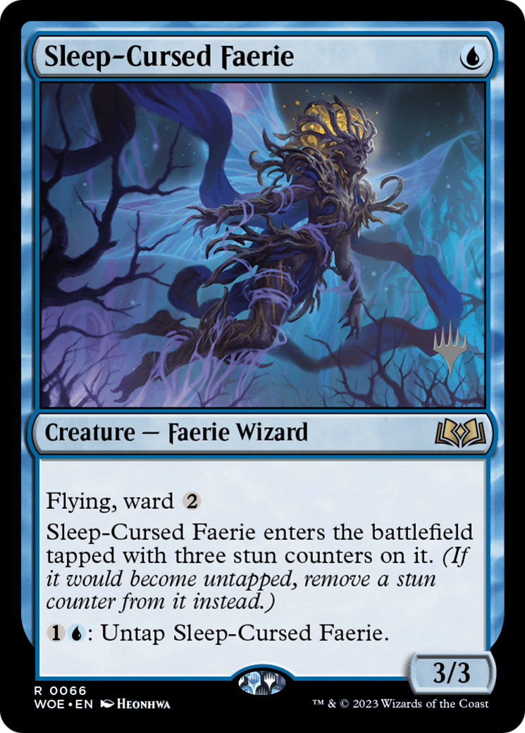 Sleep-Cursed Faerie (PPWOE-66P) - Wilds of Eldraine Promos