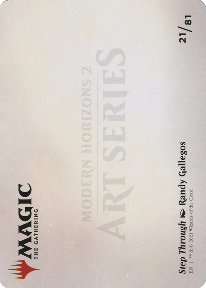 Step Through // Step Through (AMH2-021) - Modern Horizons 2 Art Series (Borderless) Foil