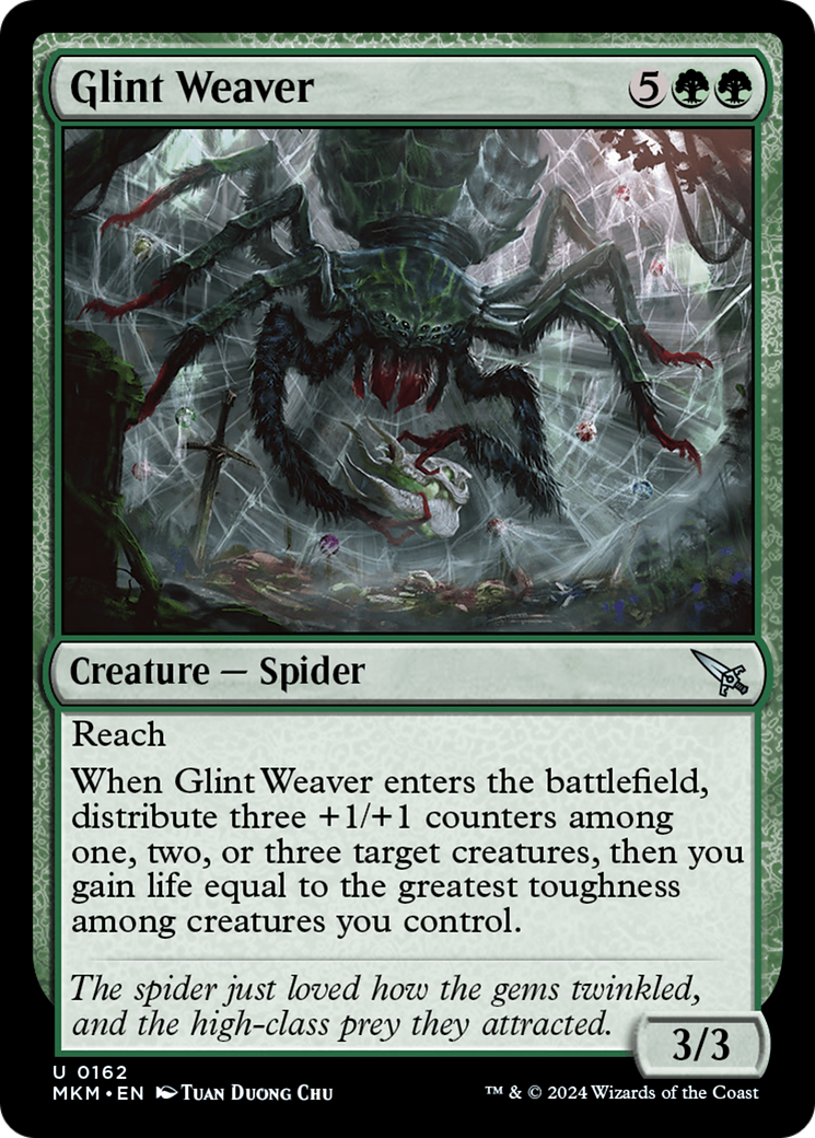 Glint Weaver (MKM-162) - Murders at Karlov Manor Foil