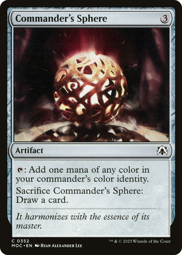 Commander's Sphere⁣ - Commander: March of the Machine⁣ (Common)⁣ [352]