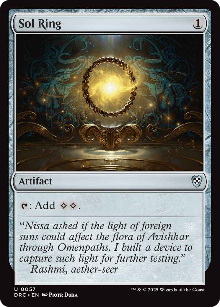 Sol Ring (DRC-057) - Commander: Aetherdrift
