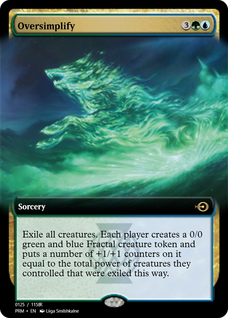 Oversimplify (PRM-90222) - Magic Online Promos