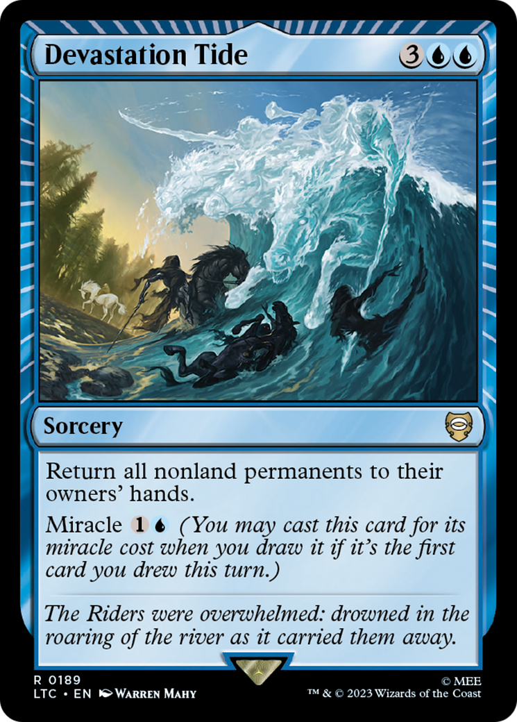Devastation Tide⁣ - Commander: The Lord of the Rings: Tales of Middle-earth⁣ (Rare)⁣ [189]