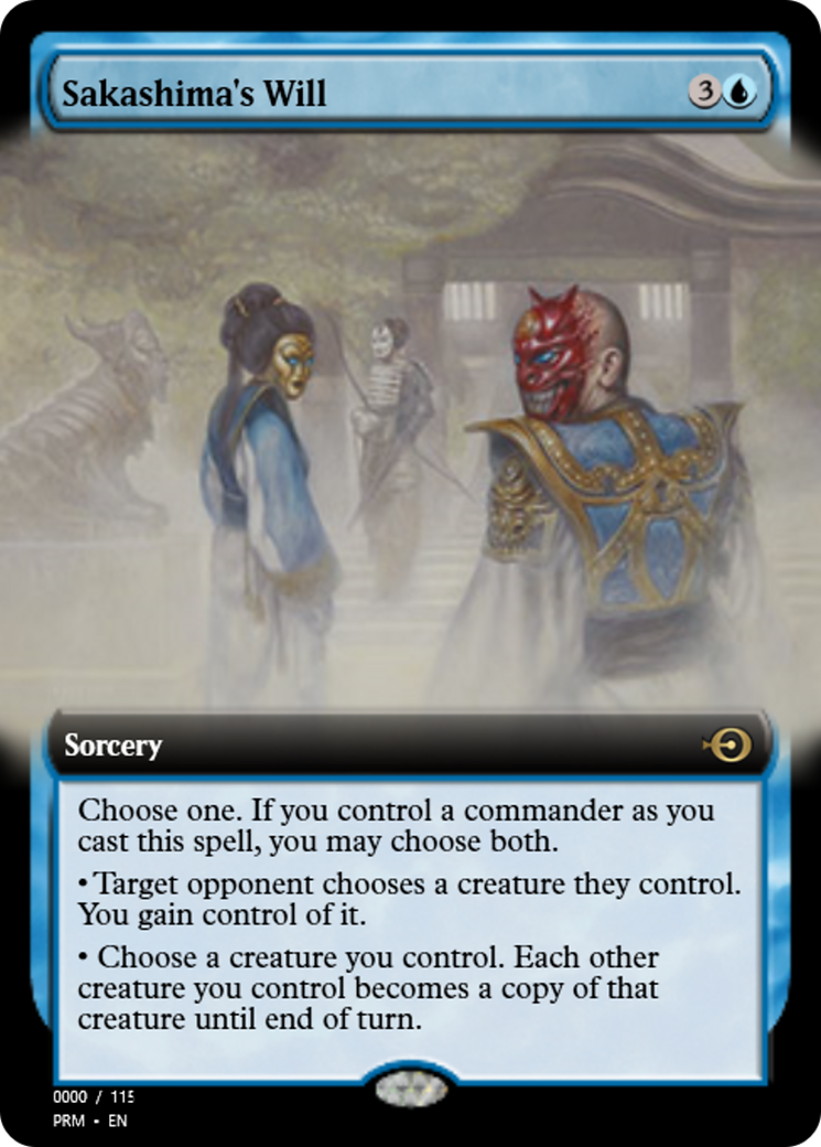 Sakashima's Will (PRM-86054) - Magic Online Promos Foil