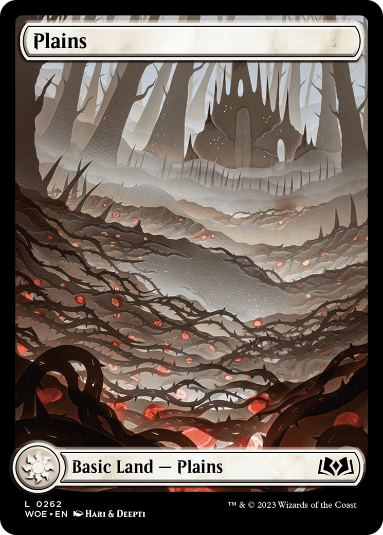 Plains (0262) (WOE-262) - Wilds of Eldraine: (Full Art)