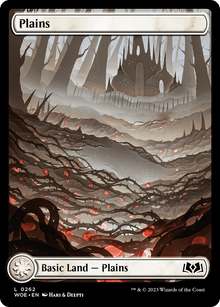 Plains (0262) (WOE-262) - Wilds of Eldraine: (Full Art)