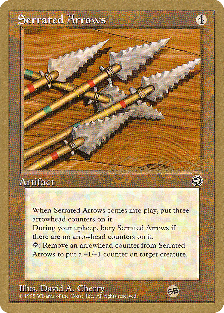 Serrated Arrows - 1996 Leon Lindback (HML) (SB) (WCD-) - Pro Tour Collector Set