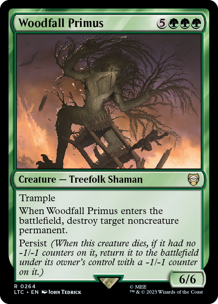 Woodfall Primus⁣ - Commander: The Lord of the Rings: Tales of Middle-earth⁣ (Rare)⁣ [264]