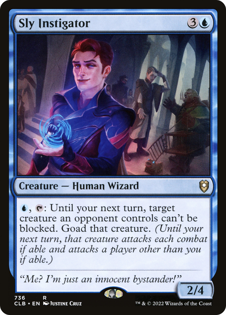 Sly Instigator⁣ - Commander Legends: Battle for Baldur's Gate: Extras⁣ (Rare)⁣ [736]