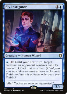 Sly Instigator⁣ - Commander Legends: Battle for Baldur's Gate: Extras⁣ (Rare)⁣ [736]