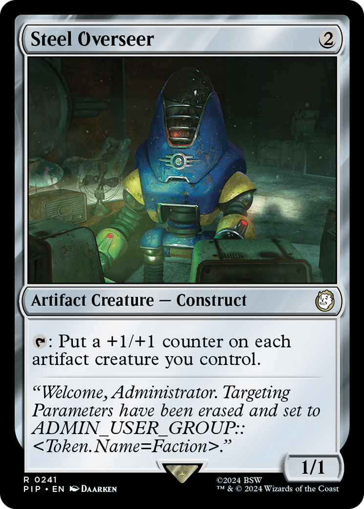 Steel Overseer⁣ - Universes Beyond: Fallout⁣ (Rare)⁣ [241]