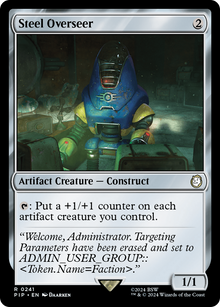 Steel Overseer⁣ - Universes Beyond: Fallout⁣ (Rare)⁣ [241]