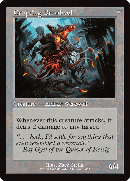 Smoldering Werewolf // Erupting Dreadwolf (INR-465) - Innistrad Remastered