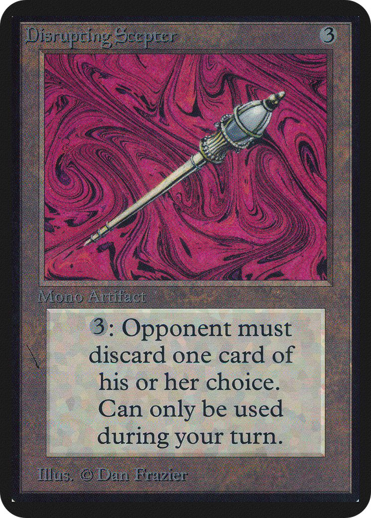 Disrupting Scepter (LEA-242) - Limited Edition Alpha