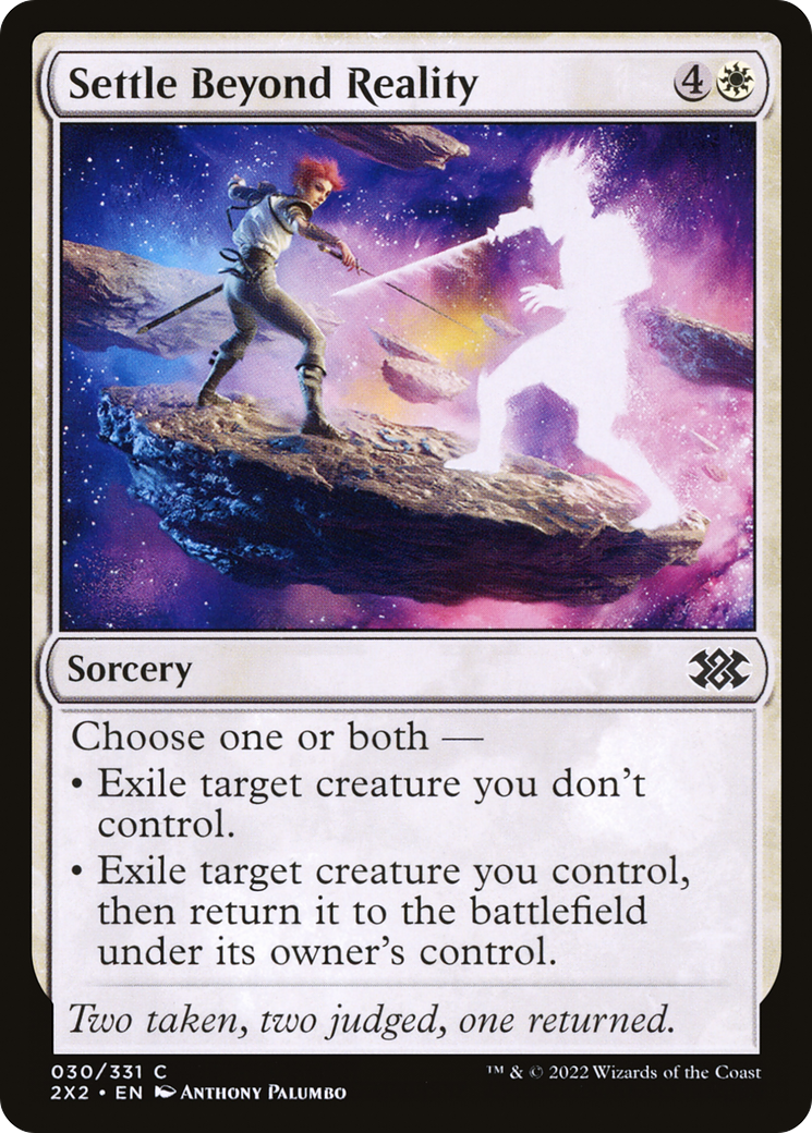 Settle Beyond Reality⁣ - Double Masters 2022⁣ (Common)⁣ [30]