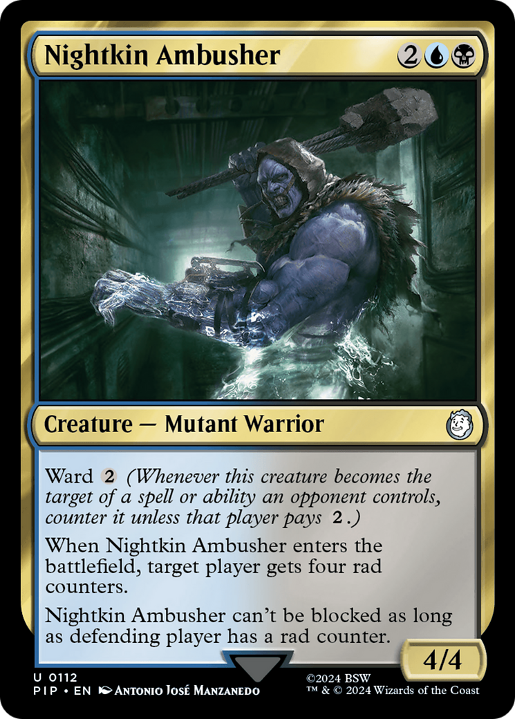 Nightkin Ambusher⁣ - Universes Beyond: Fallout⁣ (Uncommon)⁣ [112]