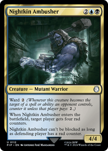 Nightkin Ambusher⁣ - Universes Beyond: Fallout⁣ (Uncommon)⁣ [112]