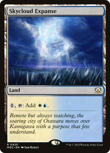 Skycloud Expanse⁣ - Commander: March of the Machine⁣ (Rare)⁣ [425]