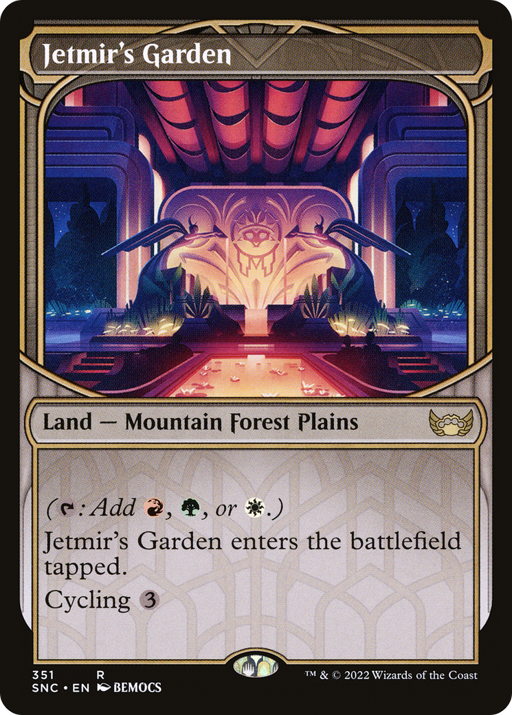 Jetmir's Garden (Showcase) (SNC-351) - Streets of New Capenna: (Showcase) Foil