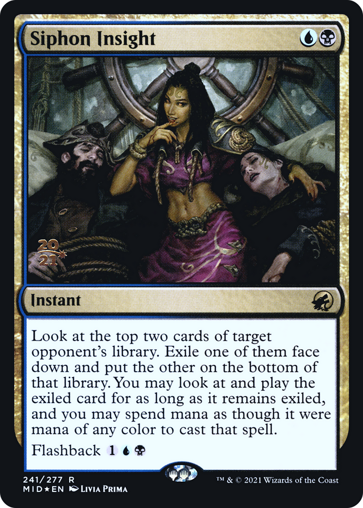 Siphon Insight (PRE-241) - Innistrad: Midnight Hunt Promos Foil