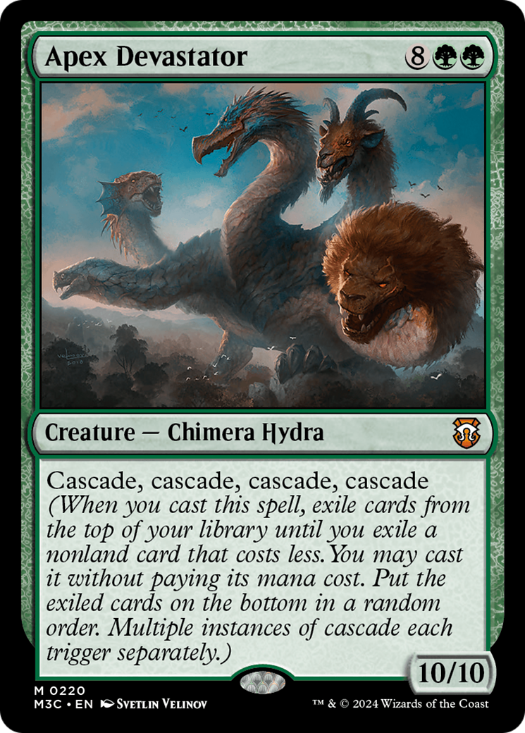 Apex Devastator⁣ - Commander: Modern Horizons 3⁣ (Mythic)⁣ [220]