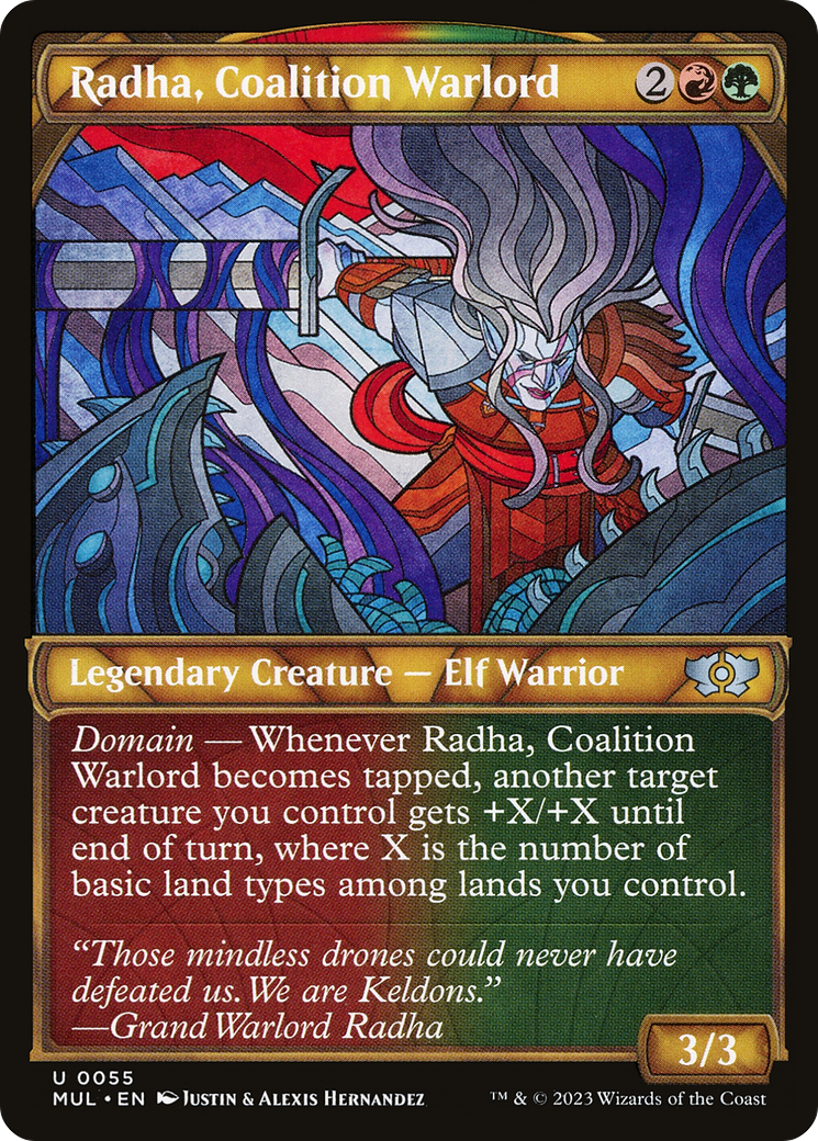Radha, Coalition Warlord (V.1)⁣ - Multiverse Legends⁣ (Uncommon)⁣ [55]