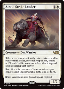 Ainok Strike Leader (TDC-011) - Commander: Tarkir: Dragonstorm