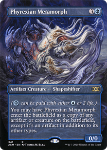 Phyrexian Metamorph (Borderless) (2XM-341) - Double Masters (Borderless) Foil