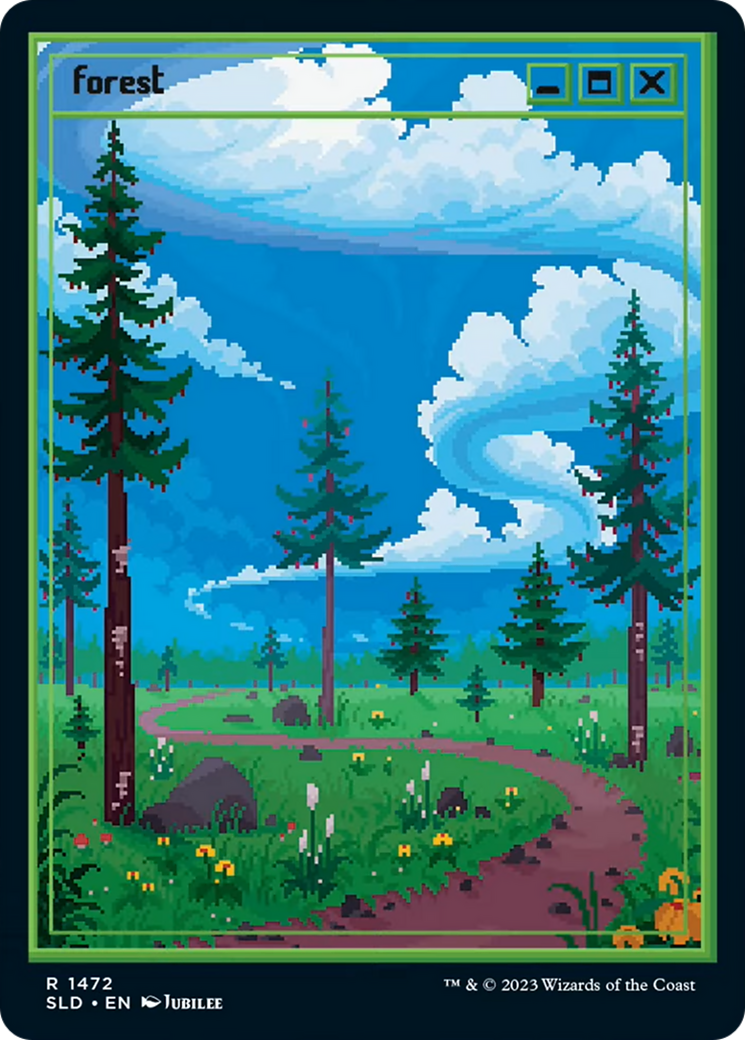 Forest (1472) (SLD-1472) - Secret Lair Drop Foil