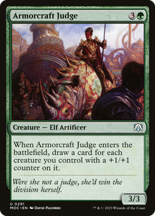 Armorcraft Judge⁣ - Commander: March of the Machine⁣ (Uncommon)⁣ [291]